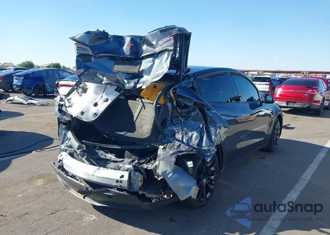 2020 Tesla Model Y Long Range Dual Motor All-Wheel Drive из США, поврежденный, VIN 5YJYGDEE6LF037943